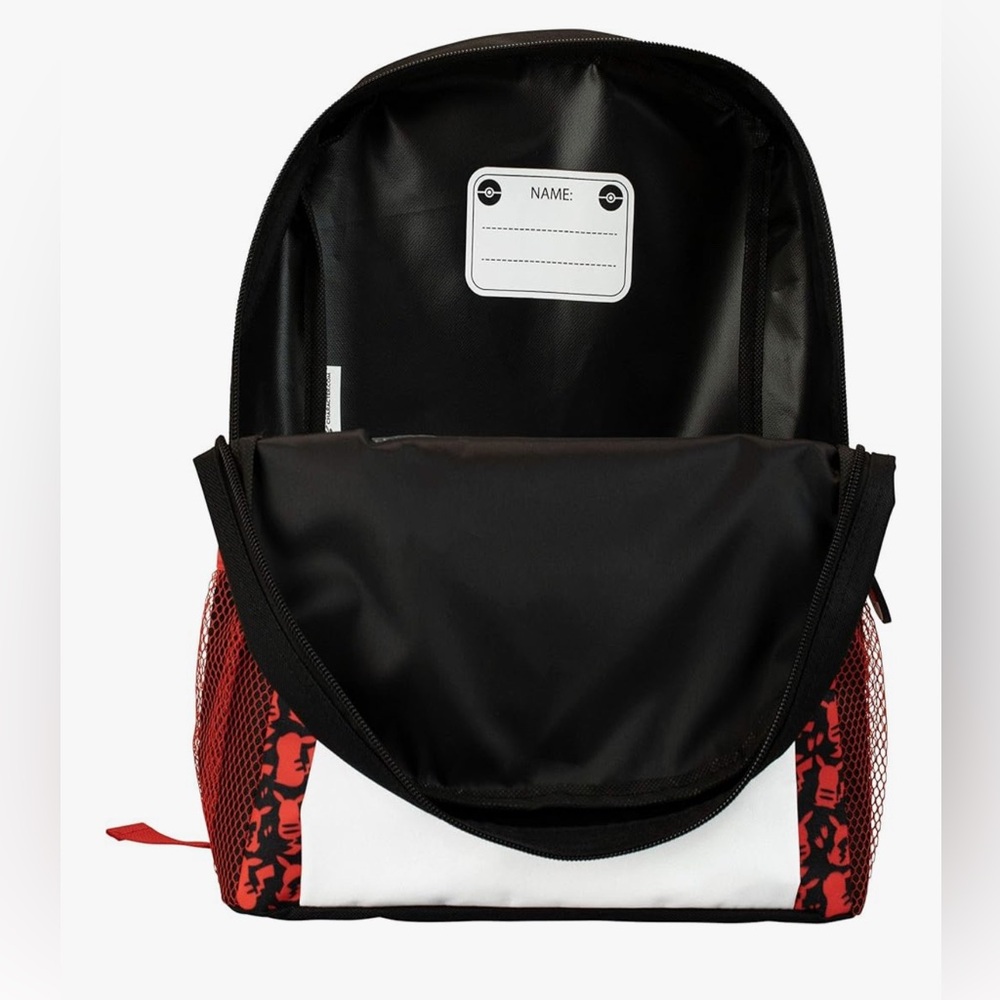 Pokemon Red and Black Kids Backpack - Picture 6 of 10